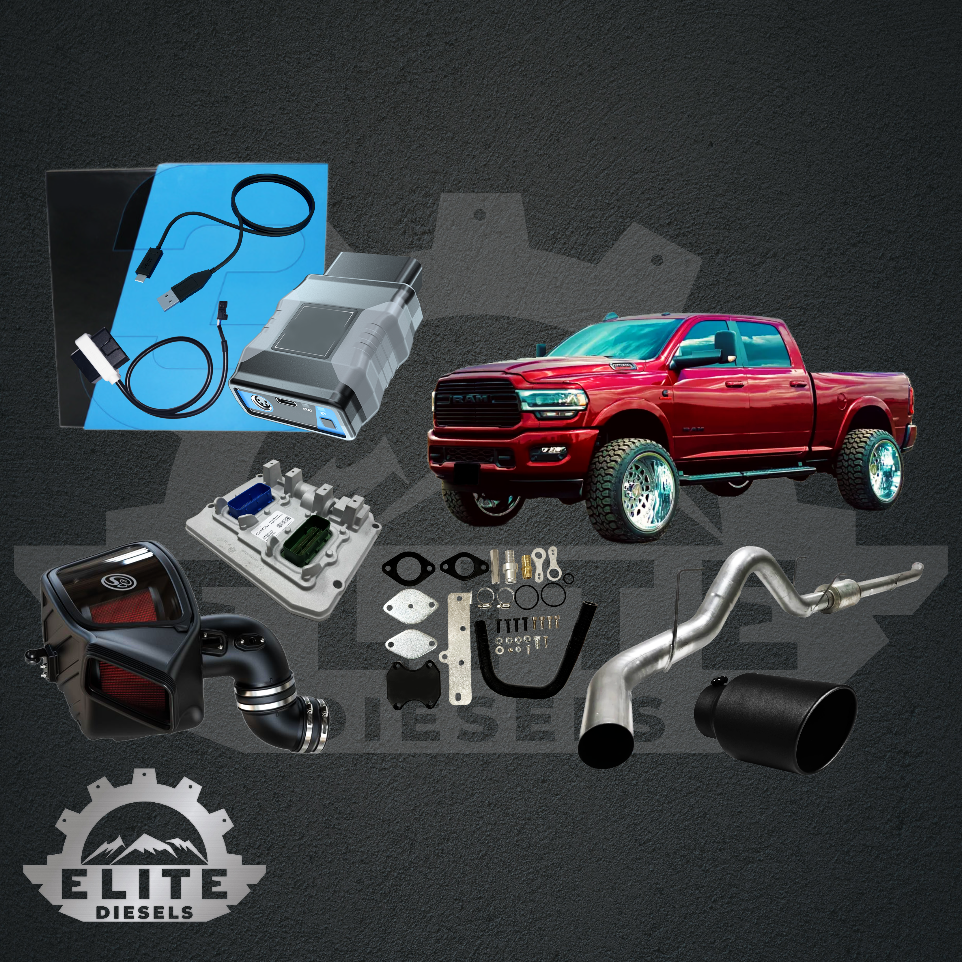 2022-2024 6.7L DODGE CUMMINS ALL-IN-ONE CUSTOMIZABLE KIT.