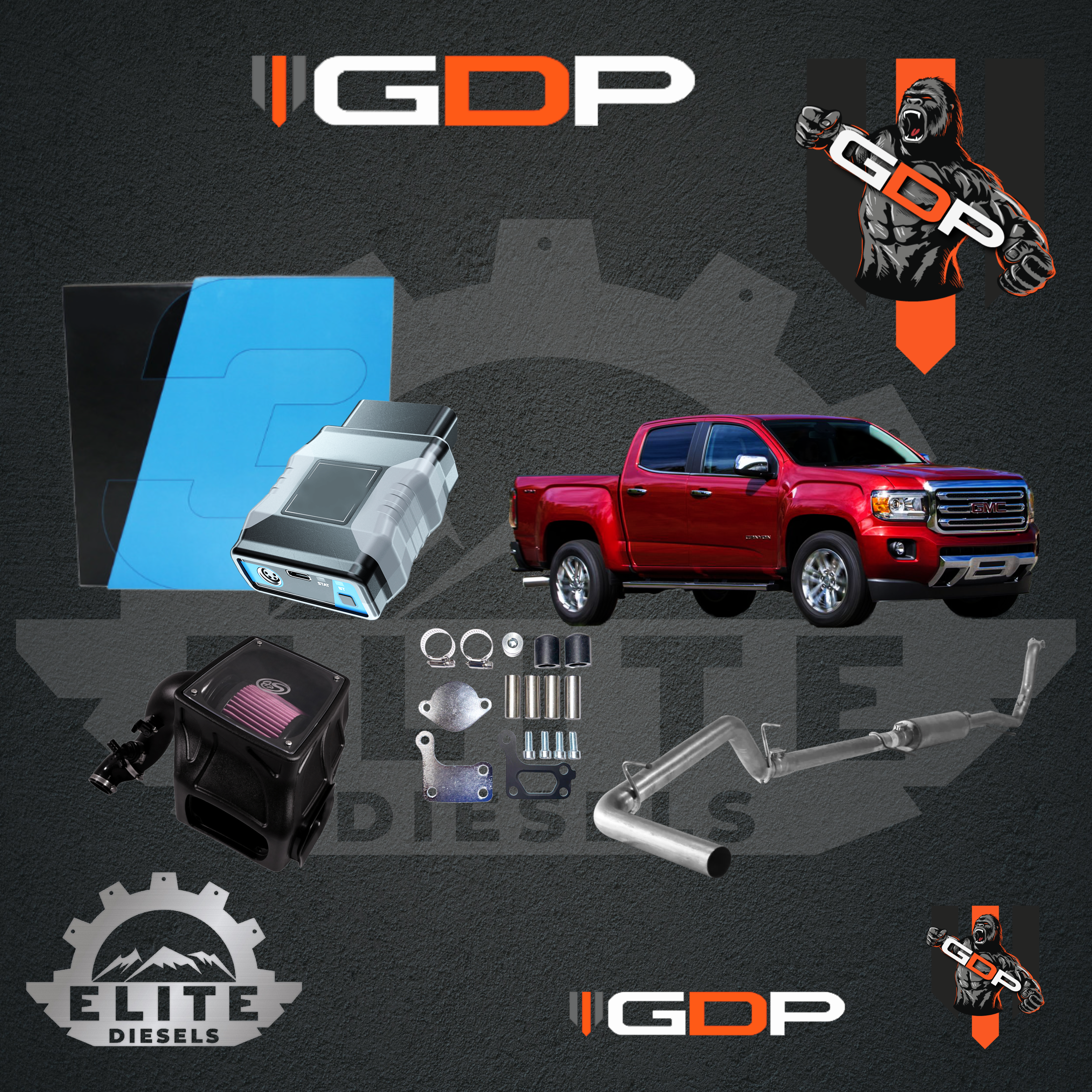2016 - 2022 2.8L CHEVY/GMC DURAMAX COLORADO CANYON ALL-IN-ONE CUSTOMIZABLE KIT.